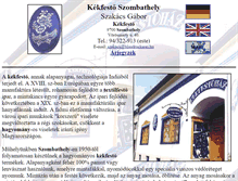 Tablet Screenshot of blaudruckerei.hu