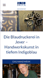 Mobile Screenshot of blaudruckerei.de